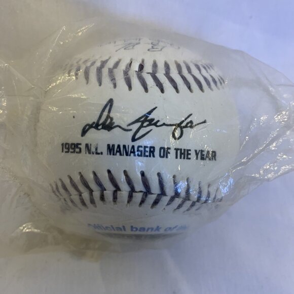 Colorado Rockies Baseball Facsimile Team Autograph Ball Bank One Baylor Mgr 1996 - Picture 3 of 9